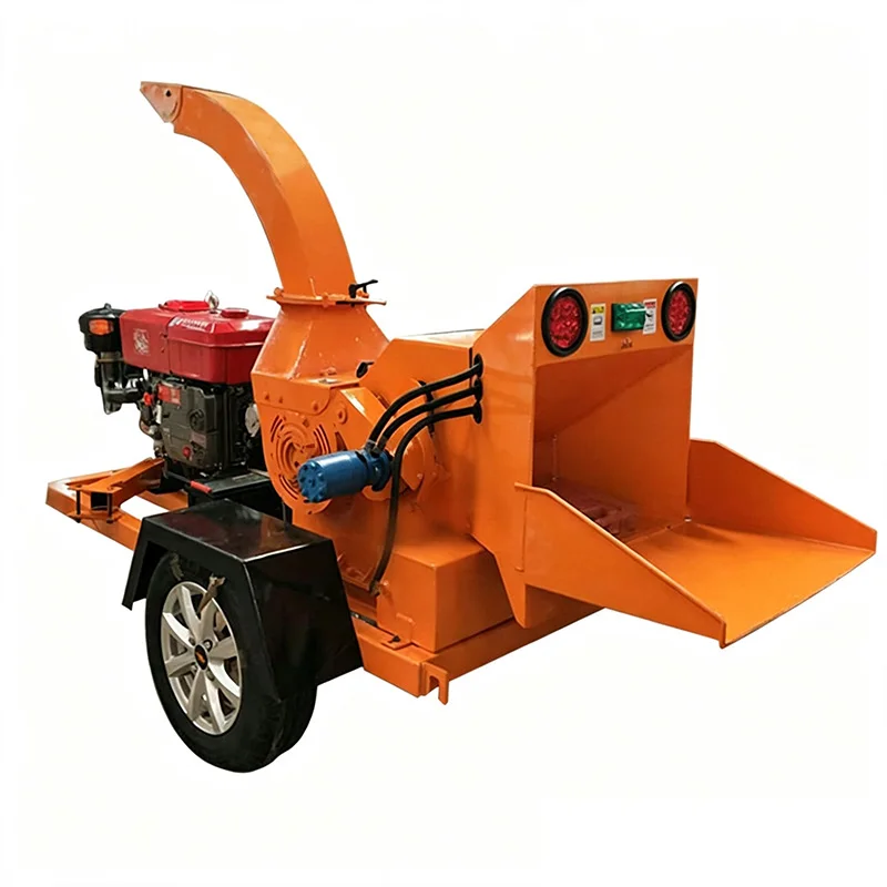 Branch Shredder, Landscaping Shredding Equipment, Machinery for Fruit Tree Trunks and Branches, Wood Chip Production(Customized)