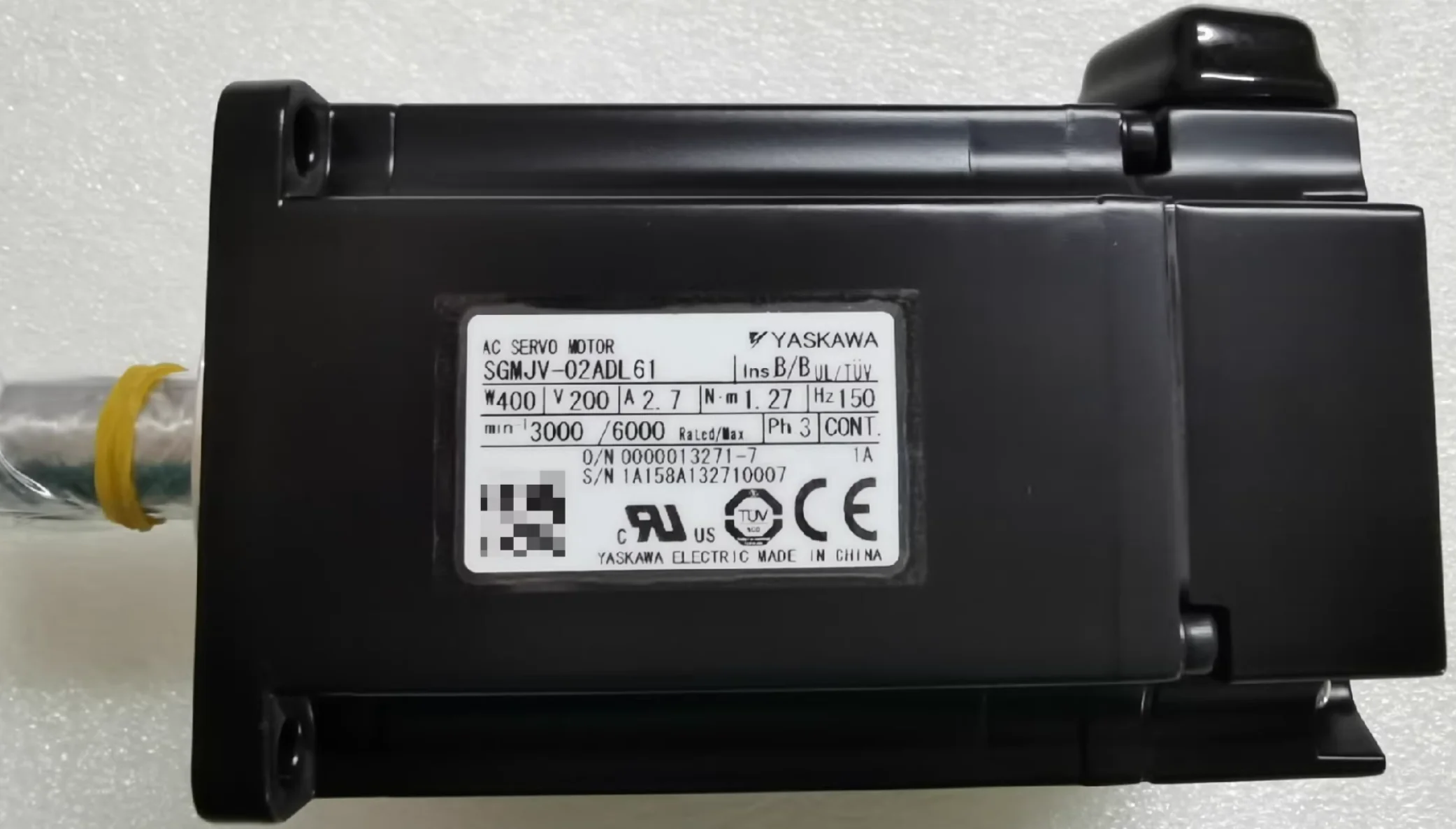 SGMJV-02ADL61 Brand new Servo Motor，SGMJV 02ADL61，Fast shipping