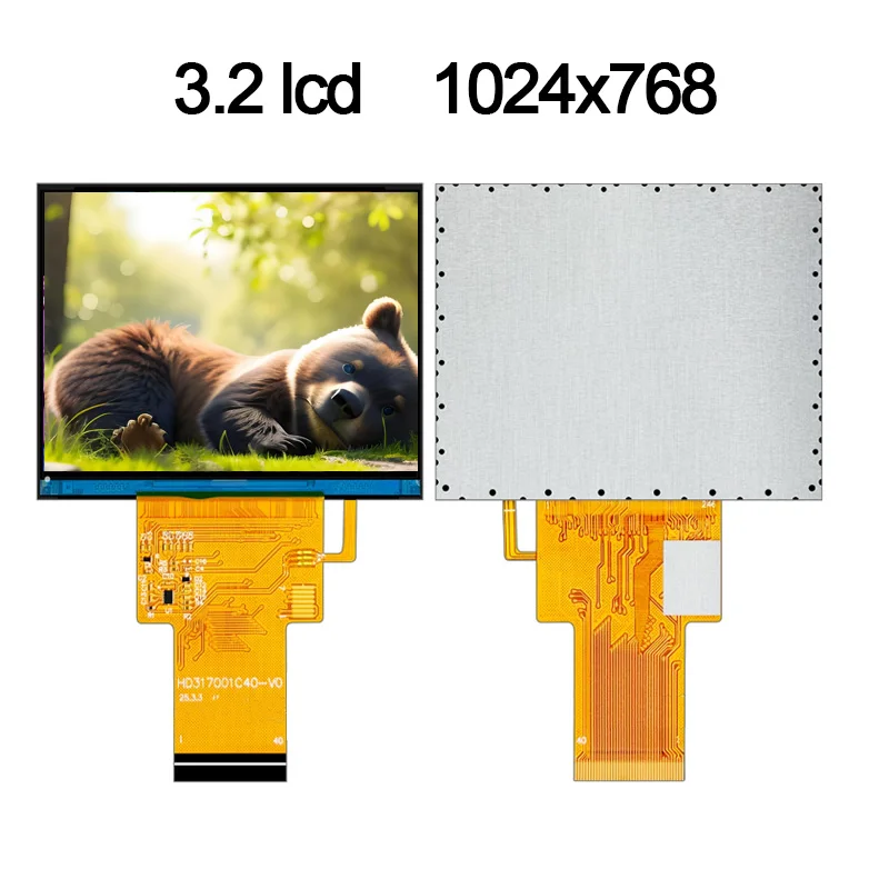 

3,2-дюймовый TFT LCD дисплей 1024x768 с HDMI и сенсорным экраном для промышленного применения