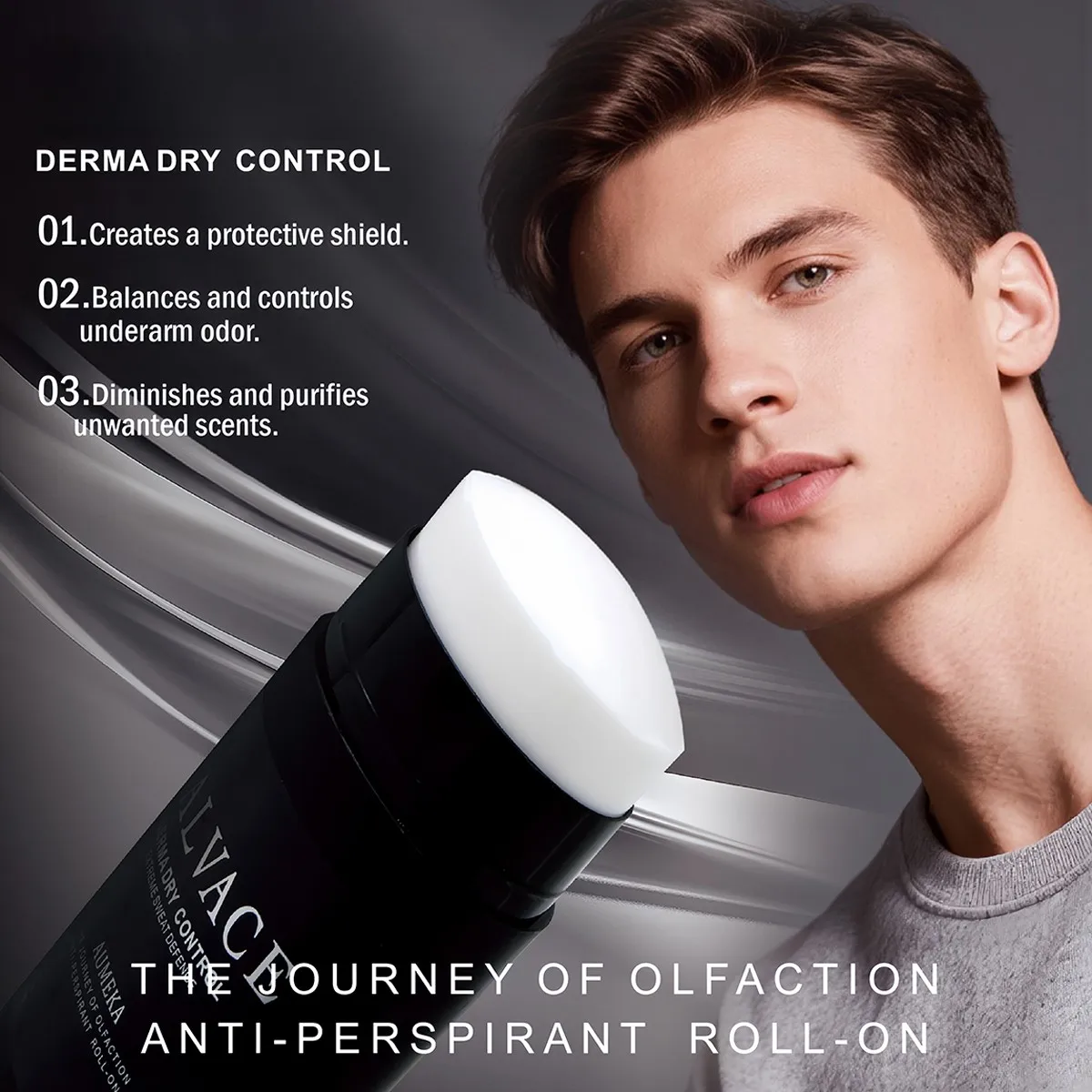 Męski deodorant w sztyfcie przeciw poceniu się, aluminiowy, pielęgnacja pod pachami, trwały, odświeżający zapach po ćwiczeniach, 100 ml