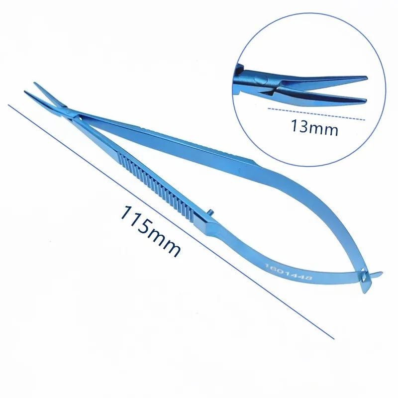 オートクレーブ可能な眼科用ピンセット-チタン製ビュープレ繊毛鉗子-95mm-108mm-115mm-眼科手術器具