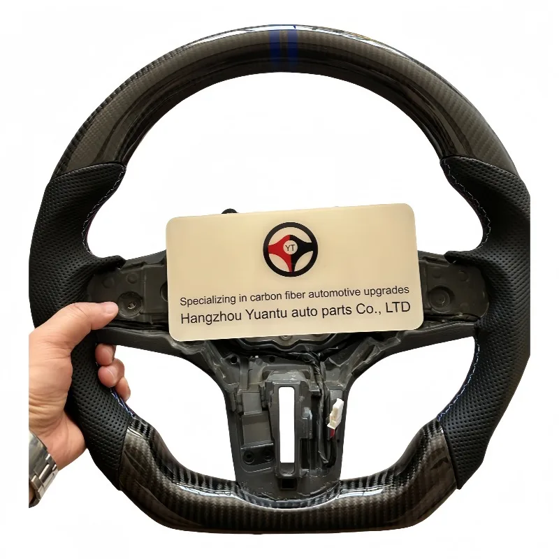 

Для 3 SERIES G80 рулевое колесо из настоящего углеродного волокна, модернизированный и модифицированный чехол на руль, 2 шт.