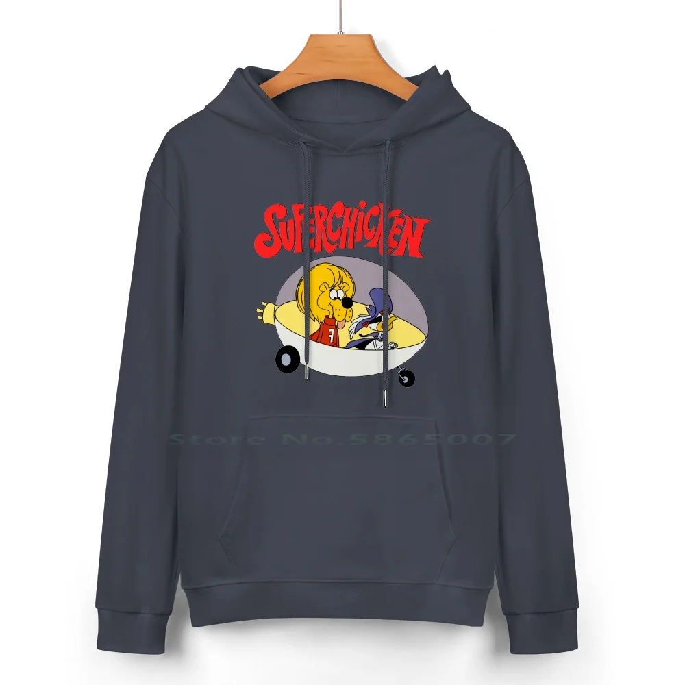 Super Chicken Shirt , Sticker , Hoodie , Mask Pure Cotton Hoodie Sweater 24 Colors Superchicken Cartoon Logo Cover Magazine