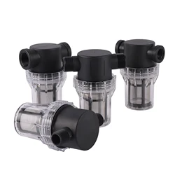 1/2'' 3/4''  Garden Watering Filter Pond Irrigation Filter Aquarium Fish Tank Water Pump Strainer 80 Mesh Filter Screen  Filter