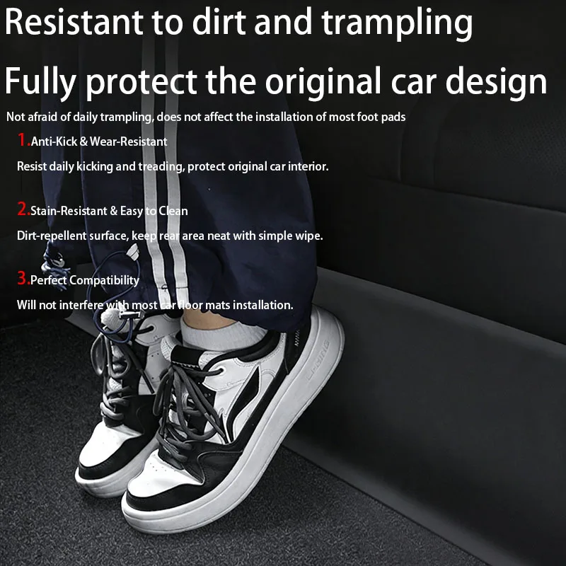 Full Interior Accessories Set For New Tesla Model Y Juniper 2025+ Rear Vent Cover Seat Kick Protection Panel Under‑Seat Storage