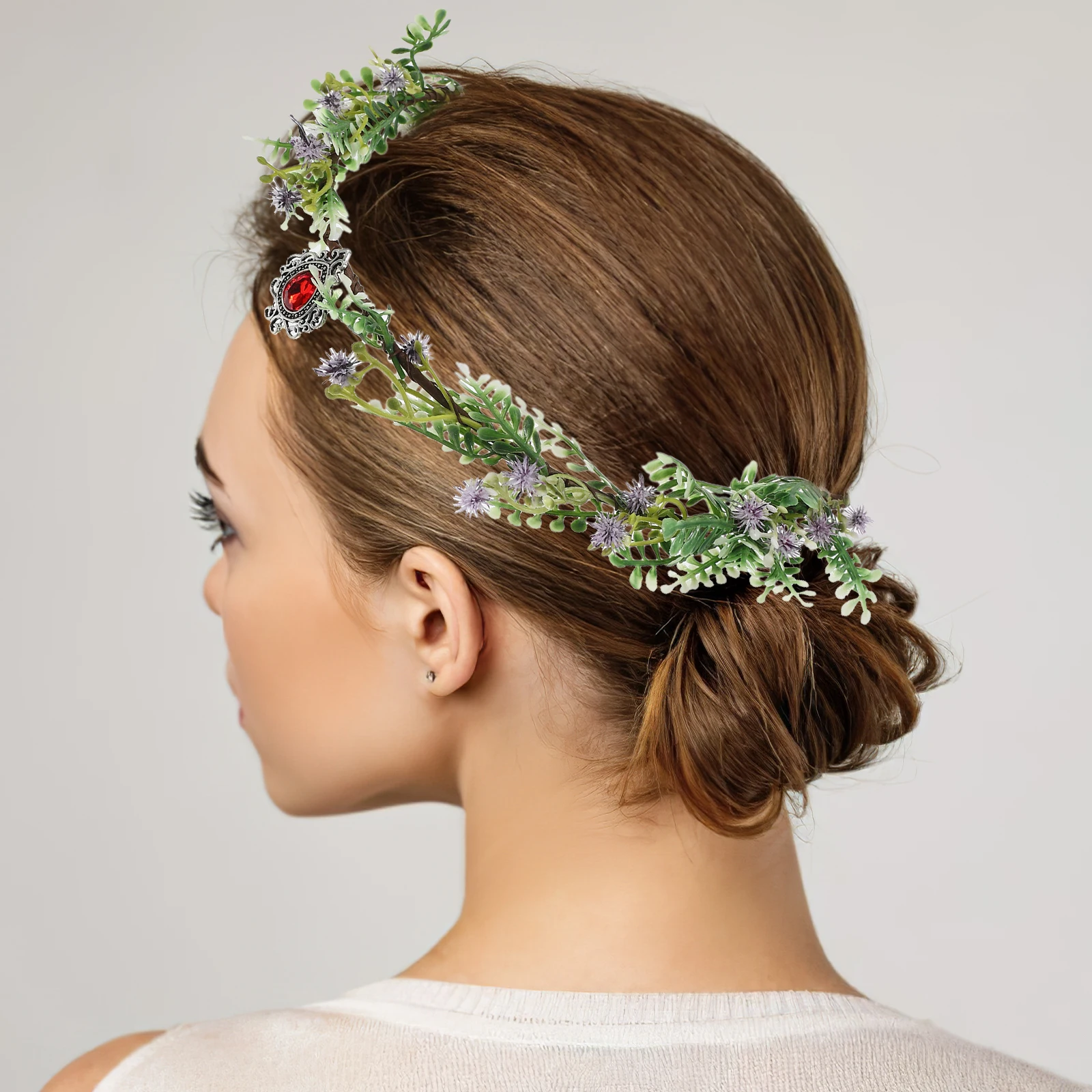 

s Flower Women Crown Headb For Women Wedding Party Fabric Flower Crown Headpiece Style Hair Accessories Vintage