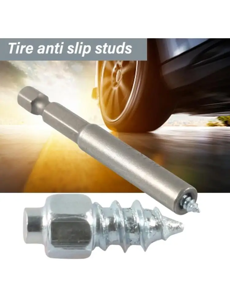  100Pcs 9/12mm Wheel Lugs Snow Screw Tire Studs Antiskid Falling Spikes Winter