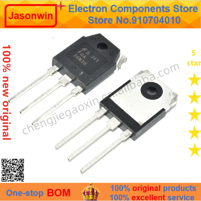 FQA38N30, 38N30, N-Ch 300V 38.4A TO-3P Mosfet Transistör