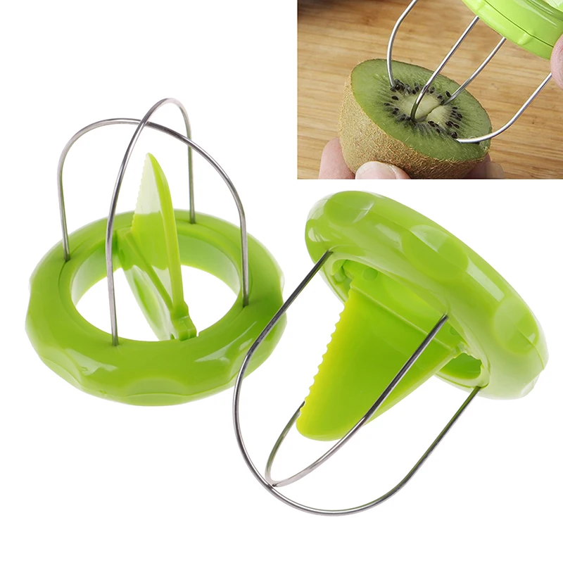 1pc Fruit Kiwi Cutter Device Kitchen Peeler Kitchen Tools Core Twister Slicer