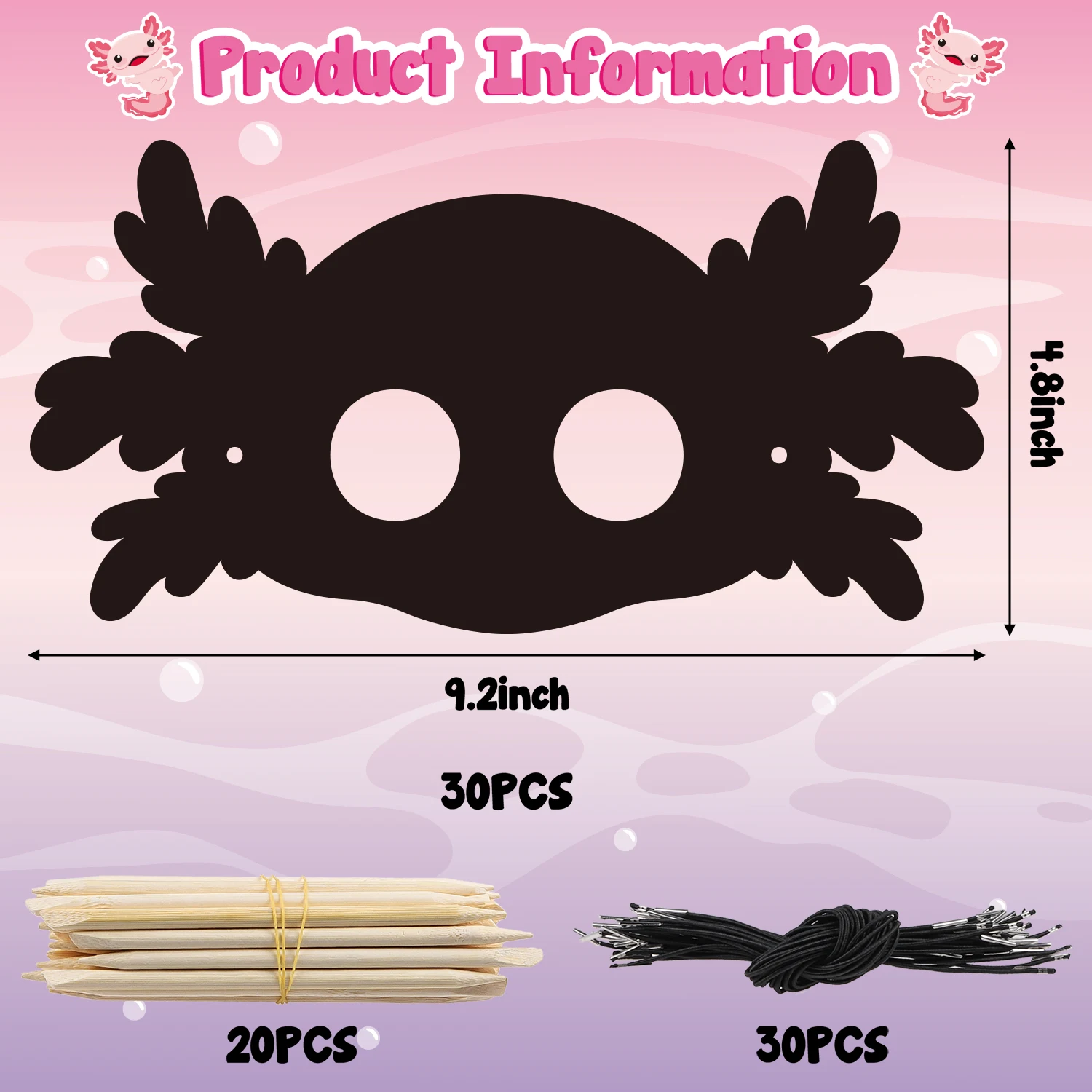 30 Pcs Axolotl Scratch Art Mas - Art Craft Activities 评论和价格
