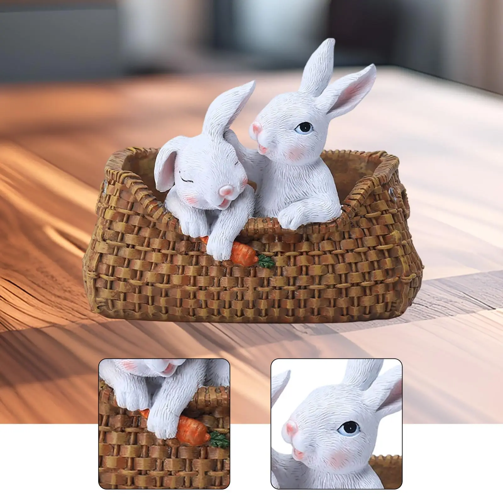 

Декоративное кашпо в виде кролика для гостиной, книжной полки и украшения сада