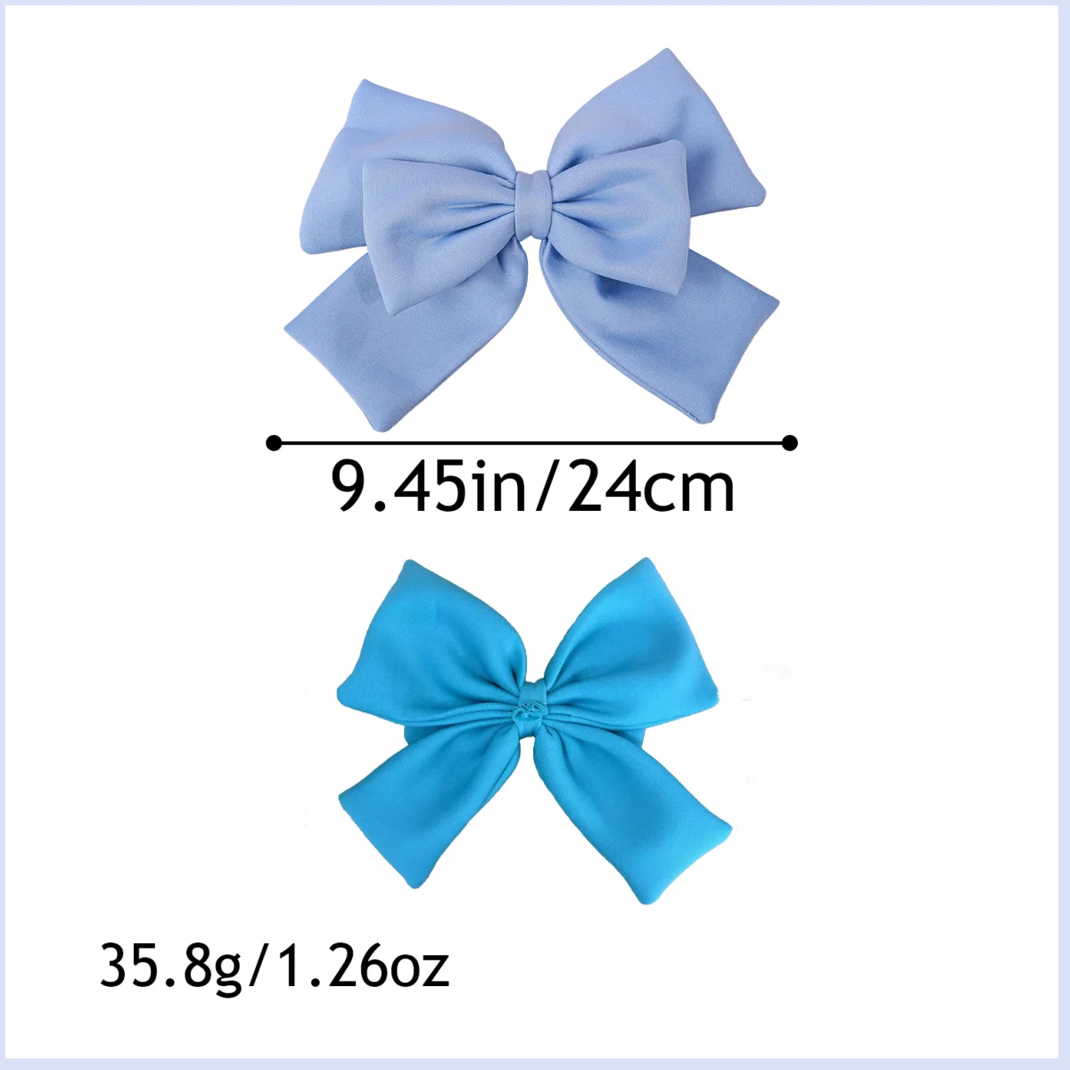 2pcs Extra-Large Sponge Three-Dimensional Bow Decor Accessories For Helmet Car Furniture Clip Clothing DIY Accessories