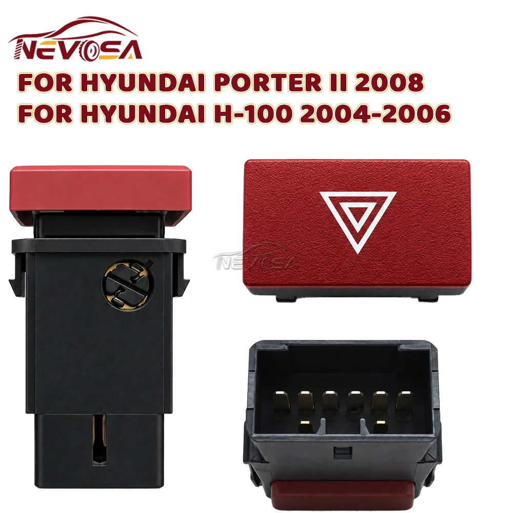 Emergency Light Switch For Hyundai H100 2004-2006 Porter II 2008 Double Flash Warning Hazard Switch 937904F000 937904F000CA