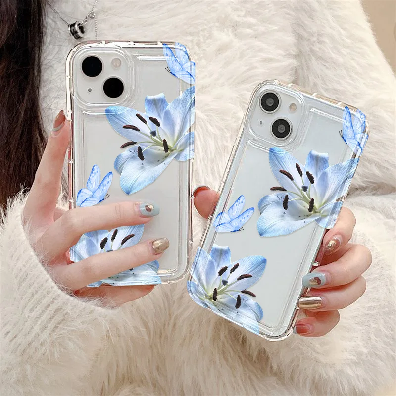 Мягкий силиконовый чехол для iPhone 16 Fundas iPhone 17 Air 16 Pro Max 15 14 Plus 13 12 11 X XS XR 7 8 SE Capas TPU Flower Clear Cover Мягкий силиконовый чехол для iPhone 16 Fundas iPhone 17 Air 16 Pro Max 15 14 Plus 13 12 11 X XS XR 7 8 SE Capas TPU Flower Clear Cover