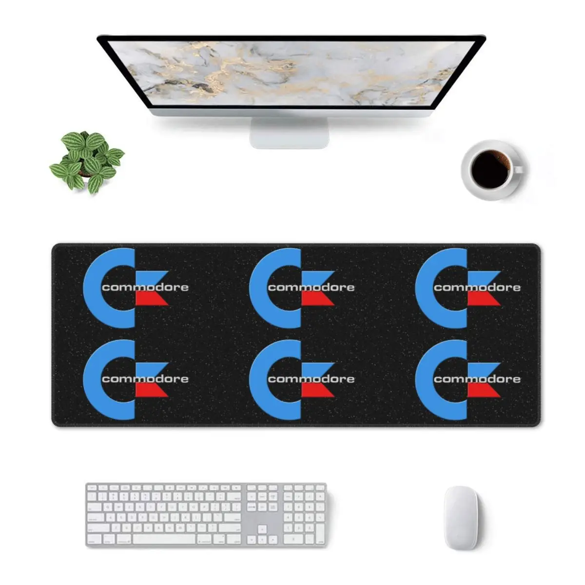 Large Mouse Pad Commodore 64 Go Back To Your Childhood Gamer PC Laptop Mats Keyboard Carpet Computer Gaming Office Desk Mat