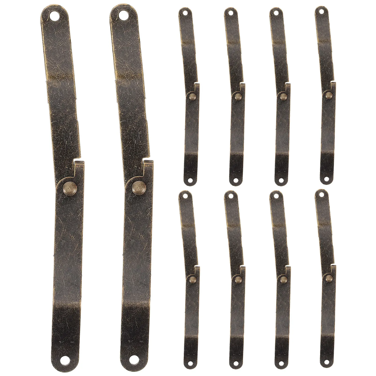 

10 Pcs Inner Hinges 144x11 5mm Quiet Smooth Wooden Craft Small Hinges Metal Packaging Accessories Storage