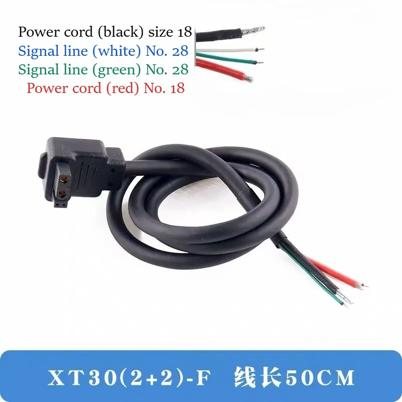 2+2 XT30 Model Aircraft Plug XT30PB/XT30PW 2+2 Lithium Battery Charging Wiring Harness Connectors 4pin Male Female
