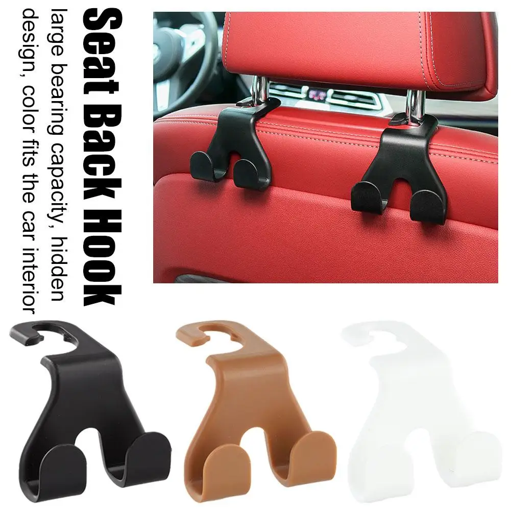 Universal Hooks For Bags Car Clips Front Seat Headrest Organizer Holder Clothes Hanging Hooks Clip Car Interior Accessories H7X1