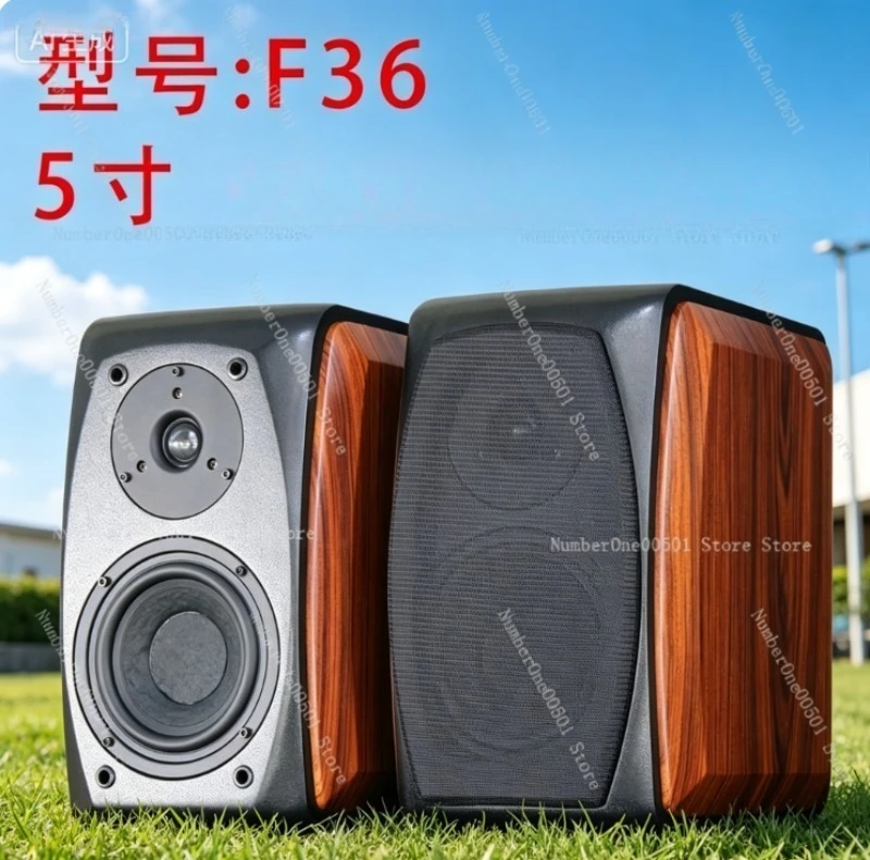 

Original 5Inch 6 Inch Bookshelf Speakers HiFi Passive Wooden Pair Home High Fidelity Audio