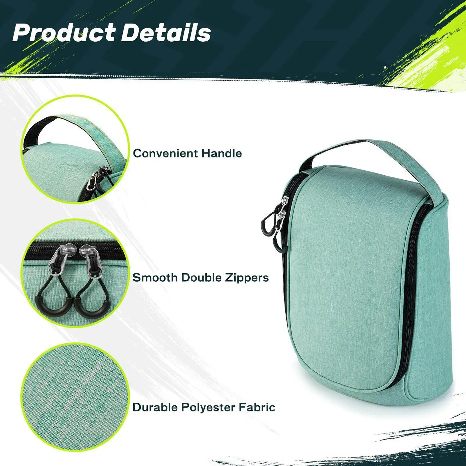 

Outdoor Sports Golf Shoe Bag Zippered Large Capacity Shoe Carrier for Golf Cart Accessories for Cycling Tennis