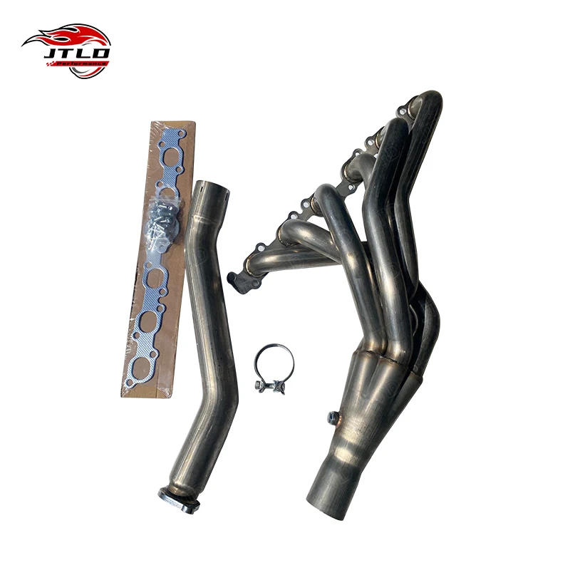 

JTLD Professional Performance 304 Stainless Steel Exhaust System Header Manifold Original Color For Toyota Land Cruiser 1FZ High