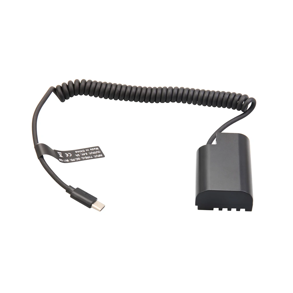 Typ-C PD Dummy-Akku-Kit für Fujifilm Canon Nikon Sony Panasonic, 9V Powerbank zu 7,4-8,4V für Akkuanzeige – Detail 32