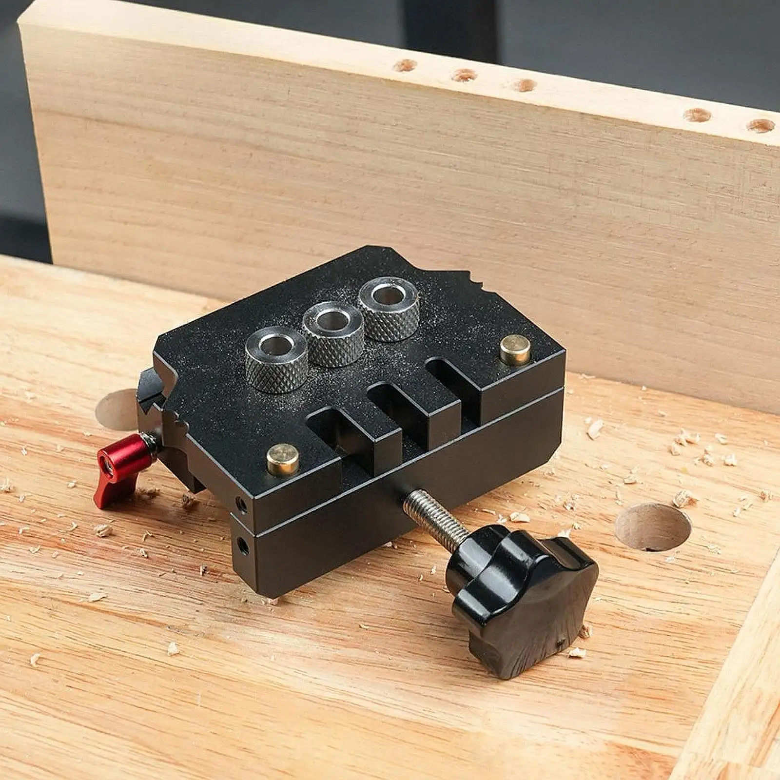 목공 다웰링 지그 키트 펀치 로케이터 정확한 정밀 헤비 듀티