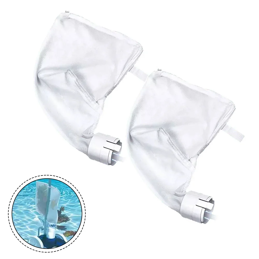 2PC Pool Cleaner Filter Bag Zipper Replacement Bags For Polaris 360 380 Pool Cleaning Vacuum Cleaner Pool Filter Parts
