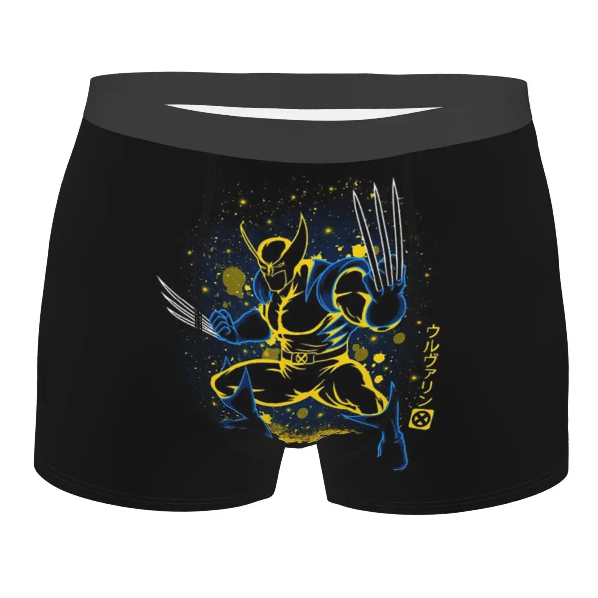 Pantaloncini Boxer di ruolo Wolverine personalizzati per uomo slip intimo con stampa 3D slip mutande morbide