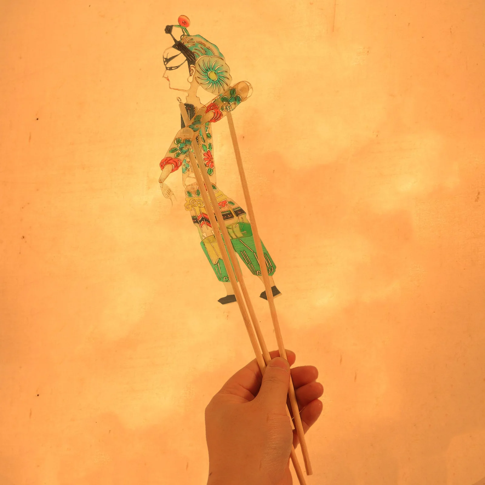 مجموعة دمى اليد الصينية ذات الظل وو سونغ تحارب النمر DIY الحرفية صنع الدمى مجموعة اللعب التعليمية للمسرح التقليدي #3