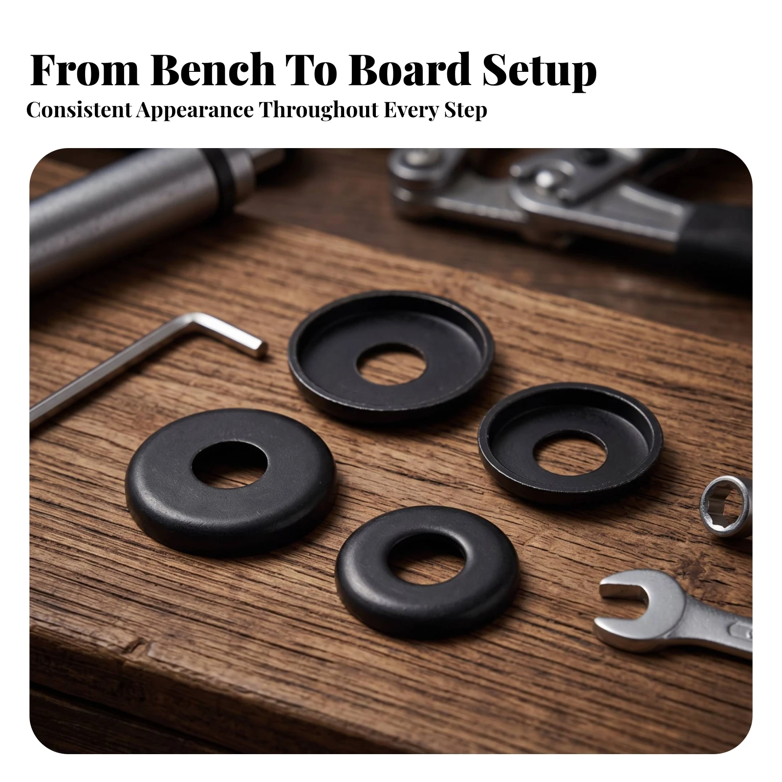 4 Pieces Skateboard Truck Cup Washer Thickened Skateboard Cup Washer Hardware Low-Profile Top-Quality for Skateboarders