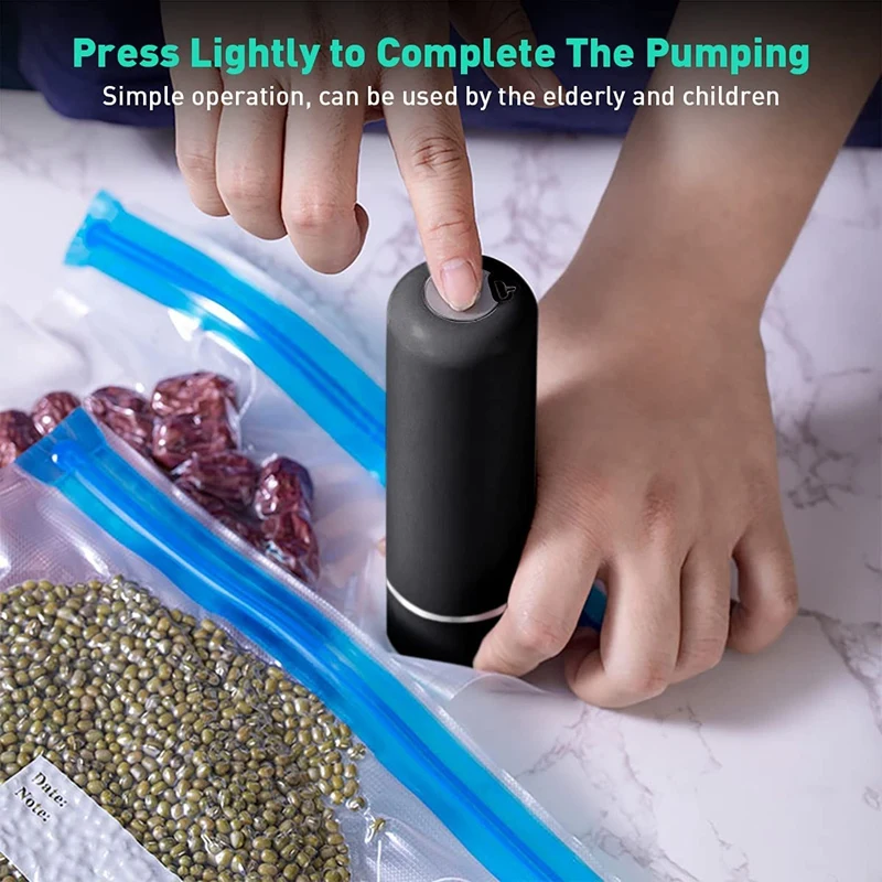السدادة الفراغية المحمولة الصغيرة ، السدادة الفراغية التلقائية ، اللاسلكية ، لحفظ الطعام