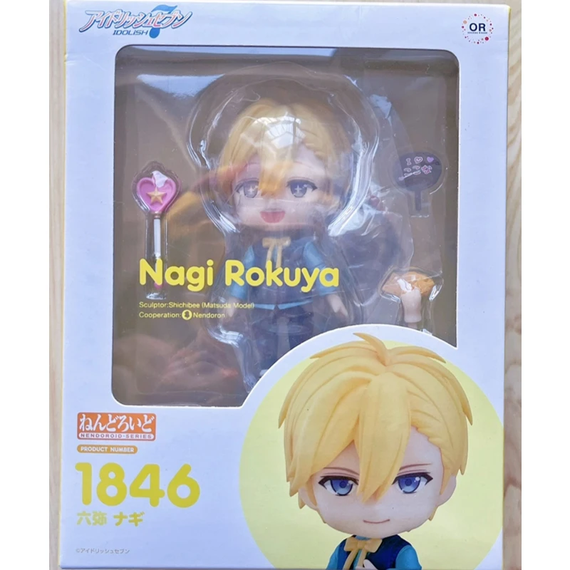 

Оригинальные фигурки героев аниме «Хорошая Улыбка», серия Nendoroid, 10 см, 1846, IDOLiSH7, Rokuya Nagi Q Ver Kawaii, игрушки, модель, орнамент