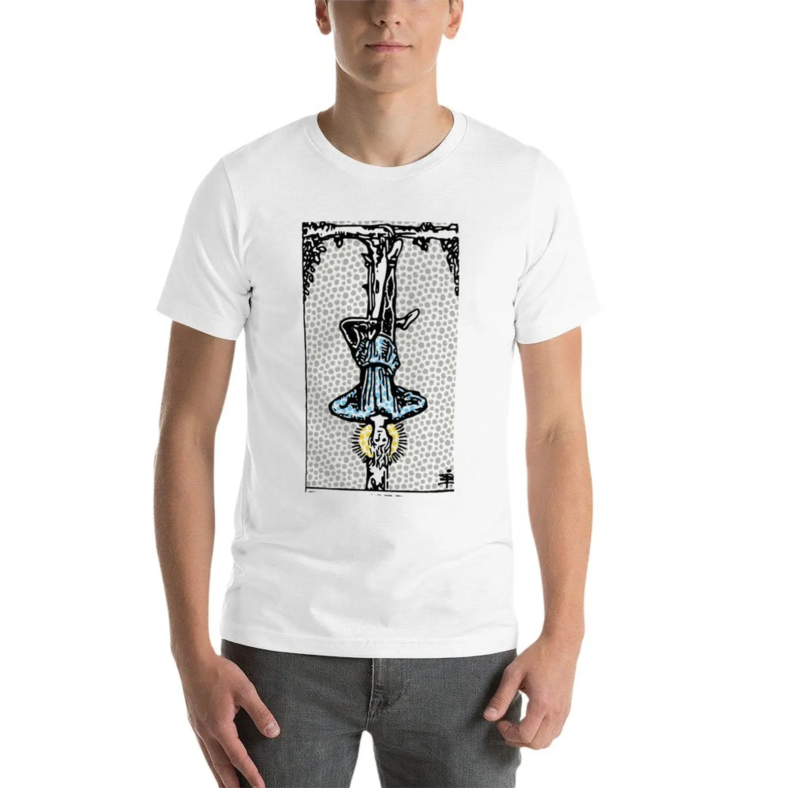 New Modern Tarot Print 12 - The Hanged Man T-Shirt boys t shirts sublime t shirt Tee shirt men clothing