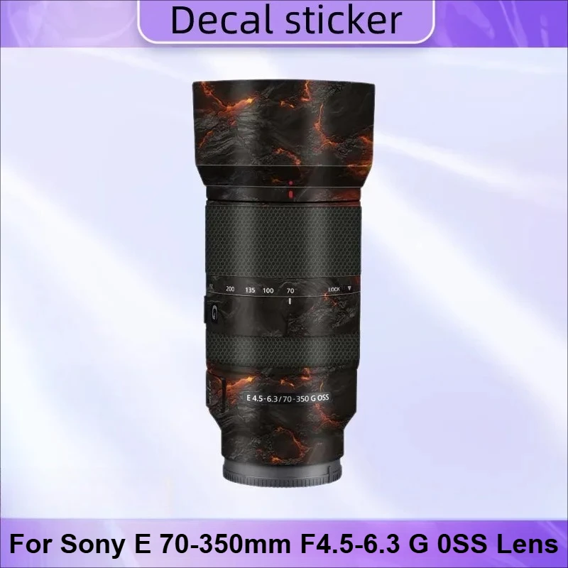 

For Sony E 70-350mm F4.5-6.3 G 0SS Lens Sticker Body Protective for SONY SEL70350G Lens Anti-Scratch Decal Skin Protector Coat