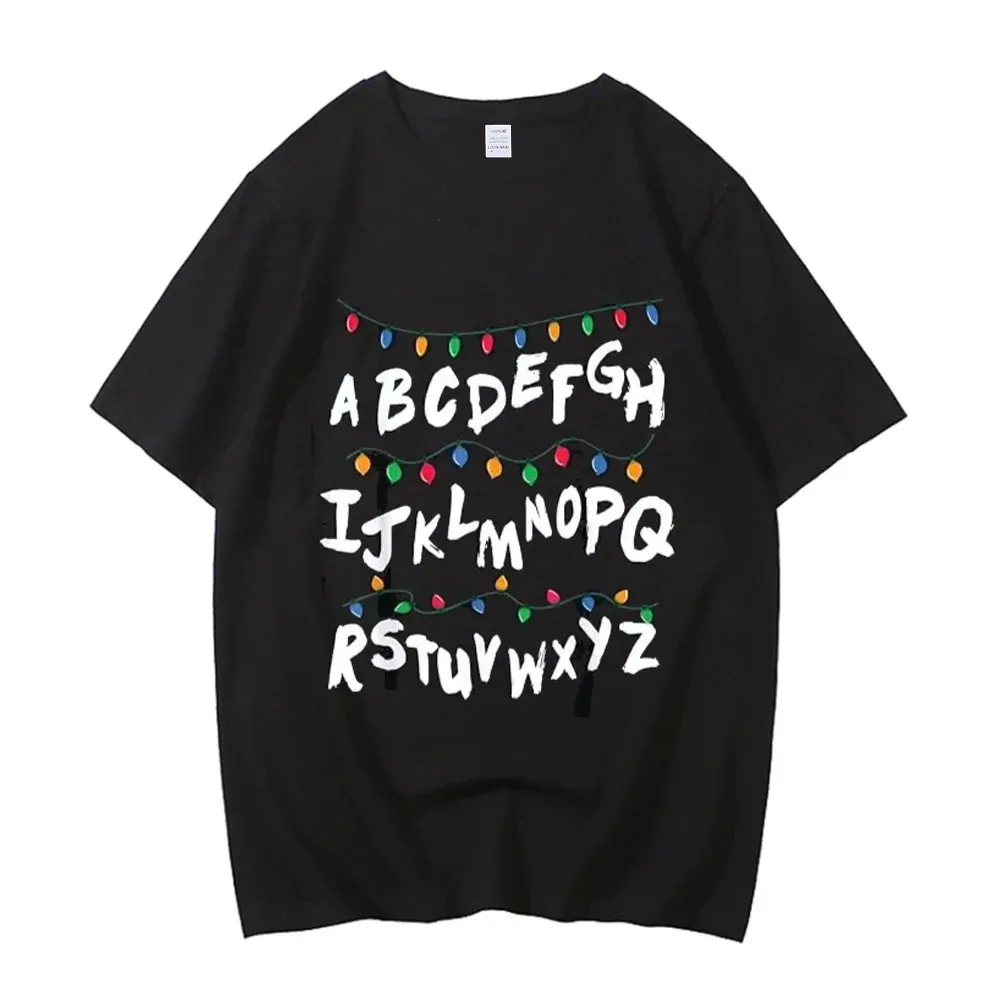 

Мужская футболка с ретро-принтом в стиле 80-х годов, повседневный модный топ с круглым вырезом и короткими рукавами