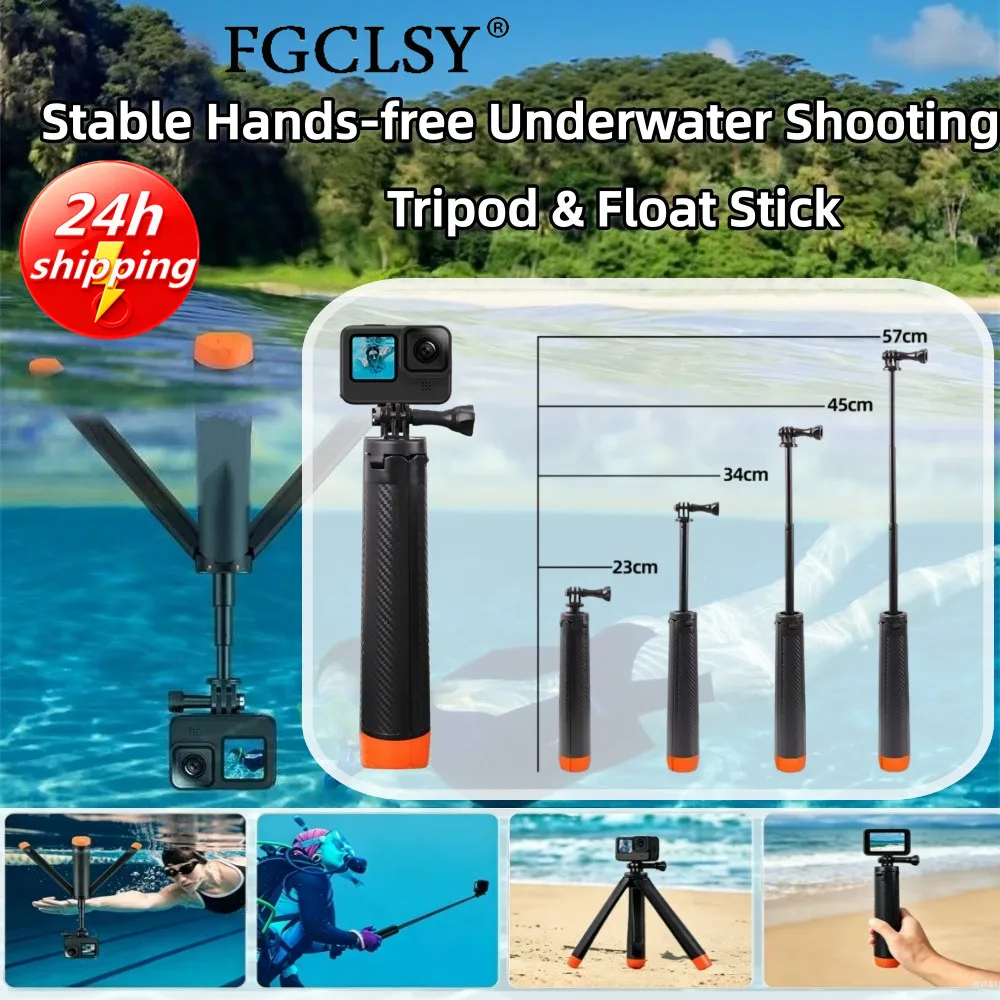 Podwodny pływający drążek wypornościowy, wysuwany monopod do selfie, akcesoria do kamer akcji GoPro, Insta360, DJI OSMO. — zdjęcie produktu 3