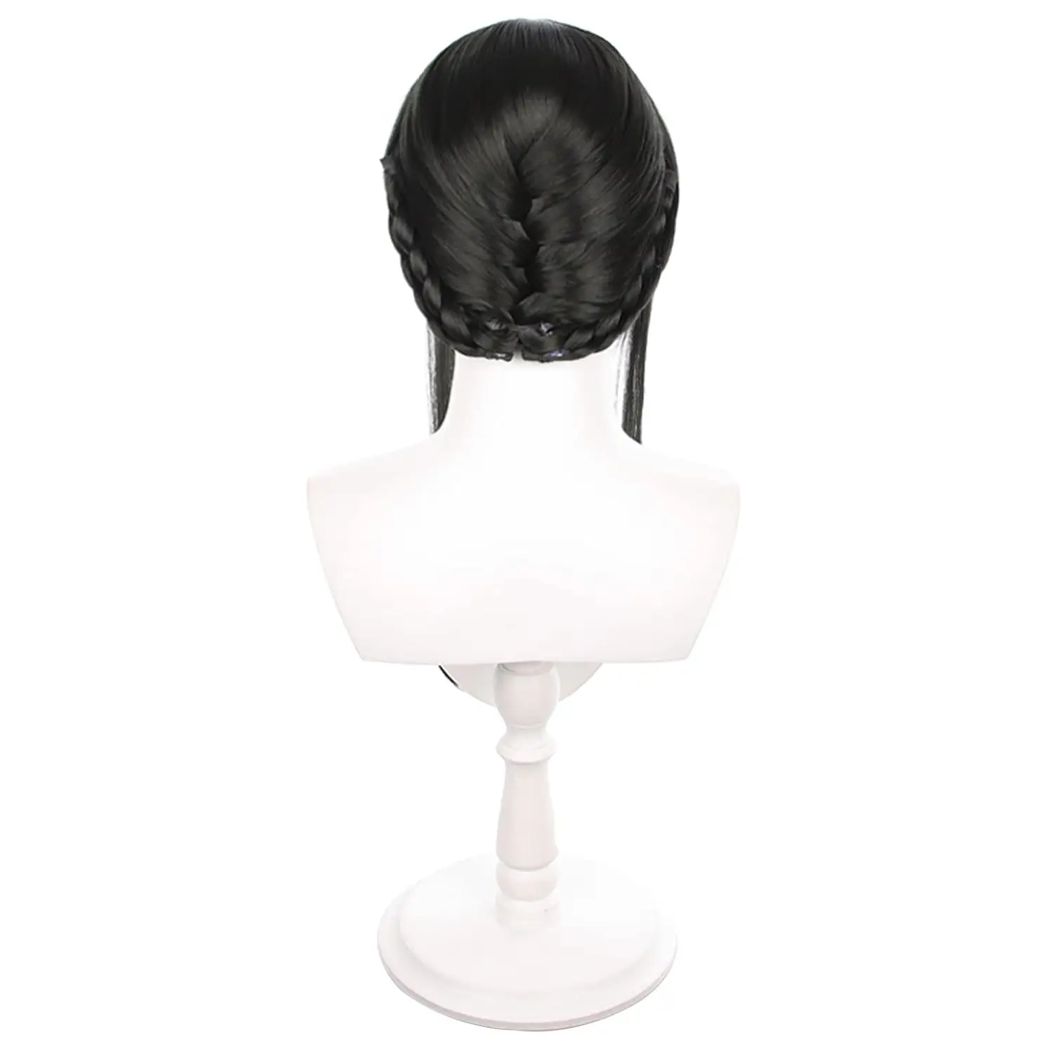 Yor forger perucas anime cosplay perucas espião × família trança perucas elite inteligência preto longo cosplay perucas de halloween para adultos