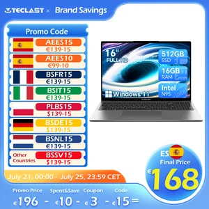 TECLAST F16 Air Laptop 16 pouces Clavier rétroéclairé 180 degrés Flip 16 GO RAM ROM 512 Go 1920x1200 IPS compatible Intel N95 CPU Mini-HDMI 10 meilleurs portables Surface en vente - No 10