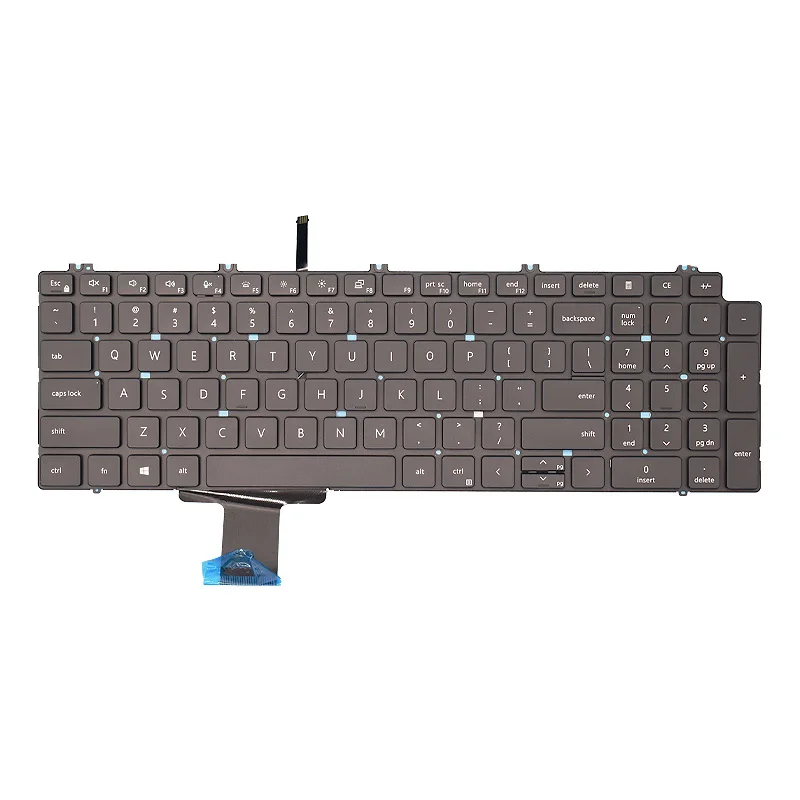 US/RU Russian Backlight Laptop Keyboard For DELL Precision 7560 7750 7770 7550 7760 P44E 713DM PK132V72B00 08XY7G