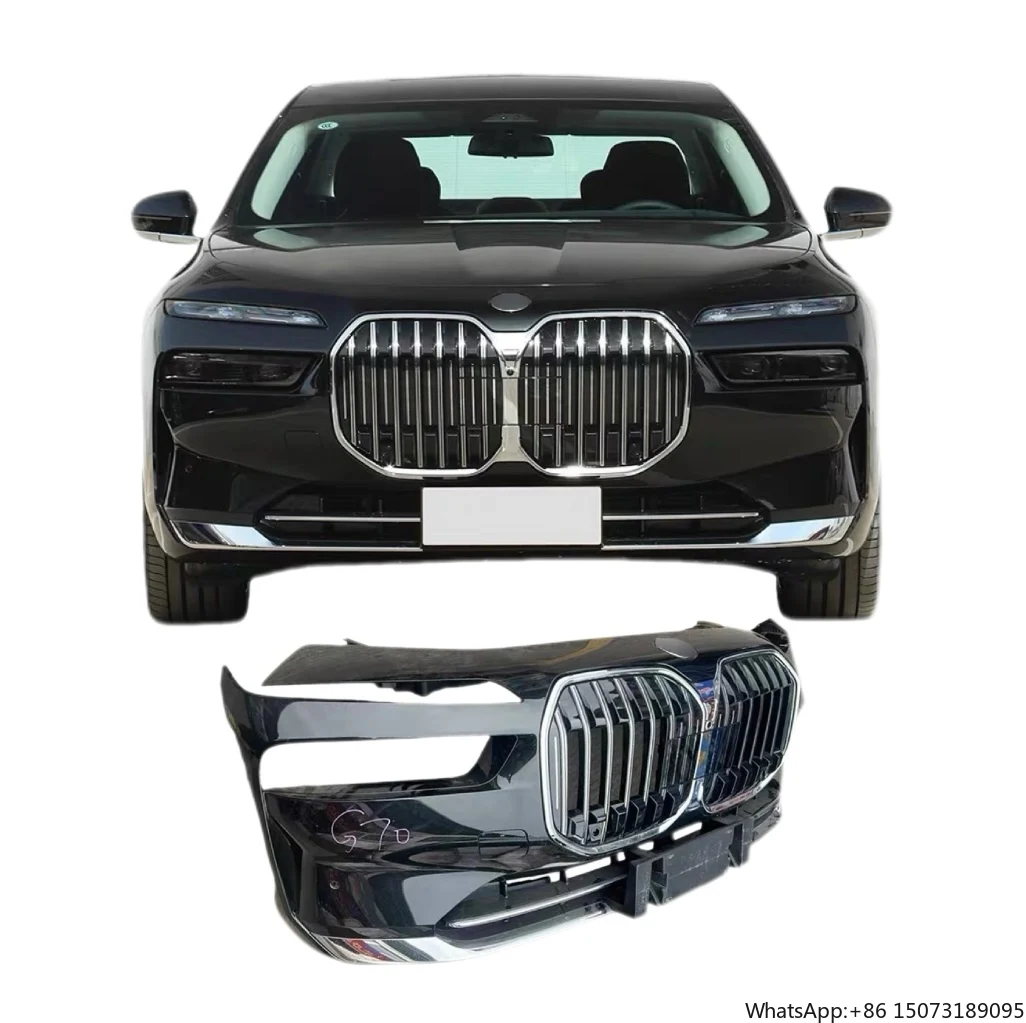 

Высококачественный, популярный передний бампер для BMW 7 серии G70 с решеткой радиатора, светодиодными фарами и радиаторной решеткой для комплекта обвеса