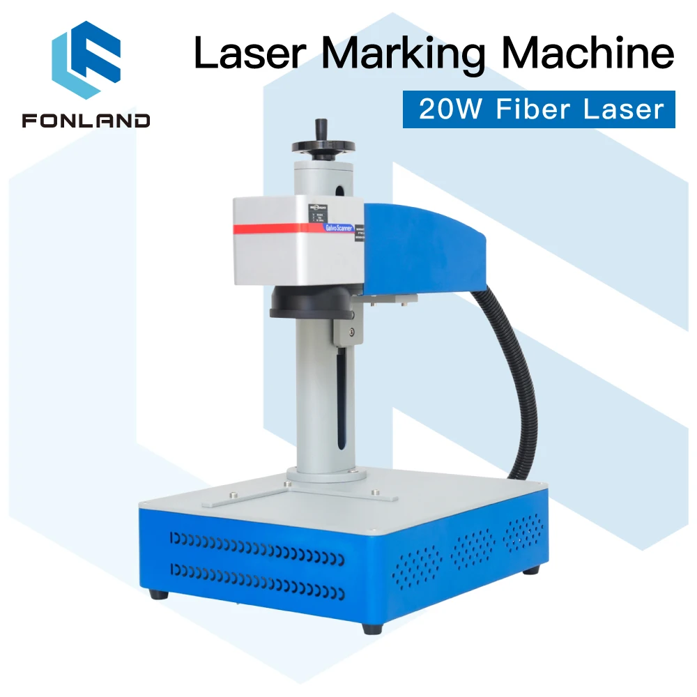 

Fonland Fiber Laser Marking Machine 20W 30W 50W 1064nm for DIY Mark Printer Working with Jewelry Metal Ceramics