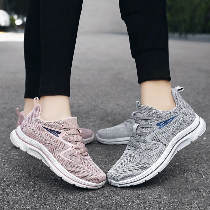 Breathable Women New Sports Shoes Women Light Sport Sneaker Trends Sneakers Casual Shoes Women White Tennis Female Footwear