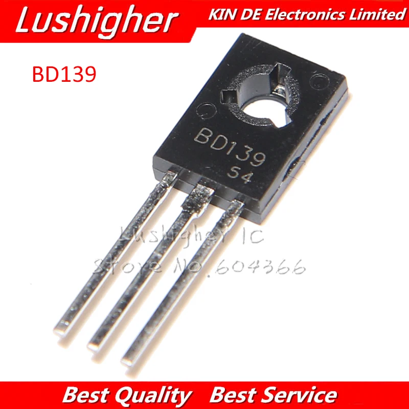 100PCS BD139 TO126 TO-126 Voltage Regulator