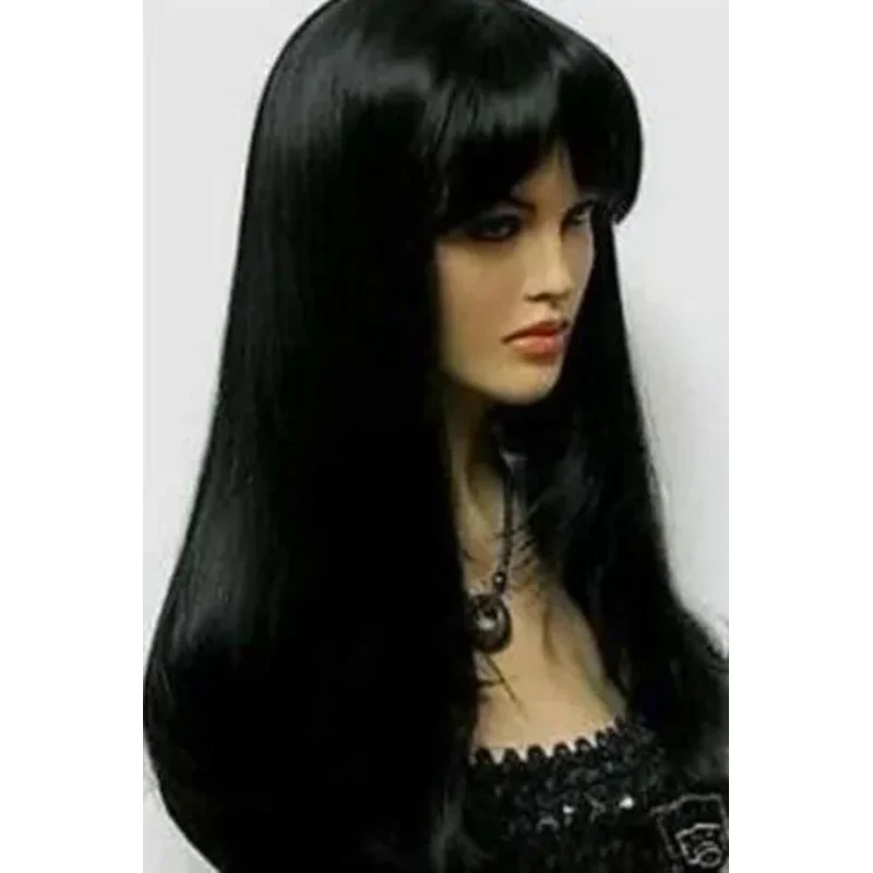 Wigs hair wigs new fashion long straight bla hair wig women beautiful wigs