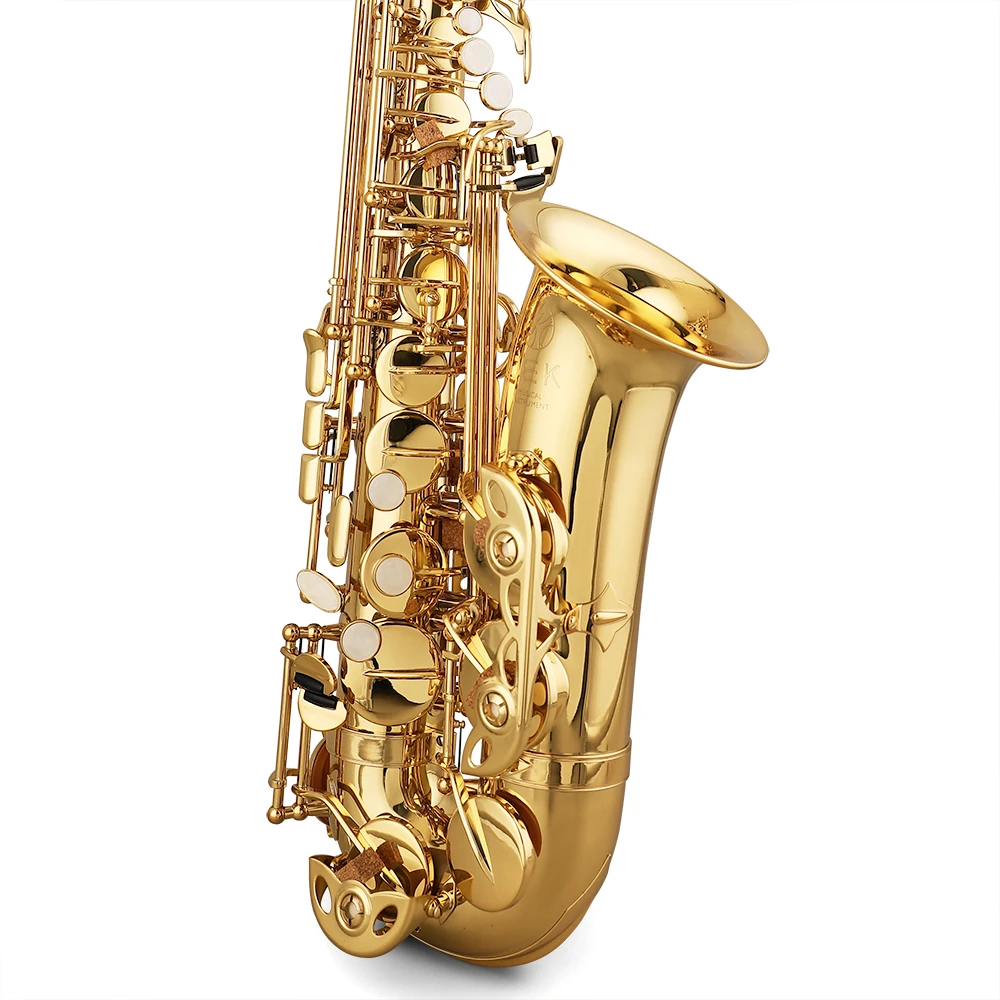 JEK G3 Eb alto Saxophone gold lacquer Junior Exam Adult Performance Level Taiwan Production