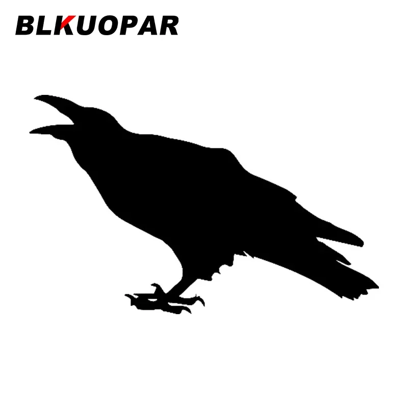 BLKUOPAR Cawing Raven Birds Car Sticker Scratch-proof Funny Creative Decal Original Personalized Motorcycle Trunk Car Lable