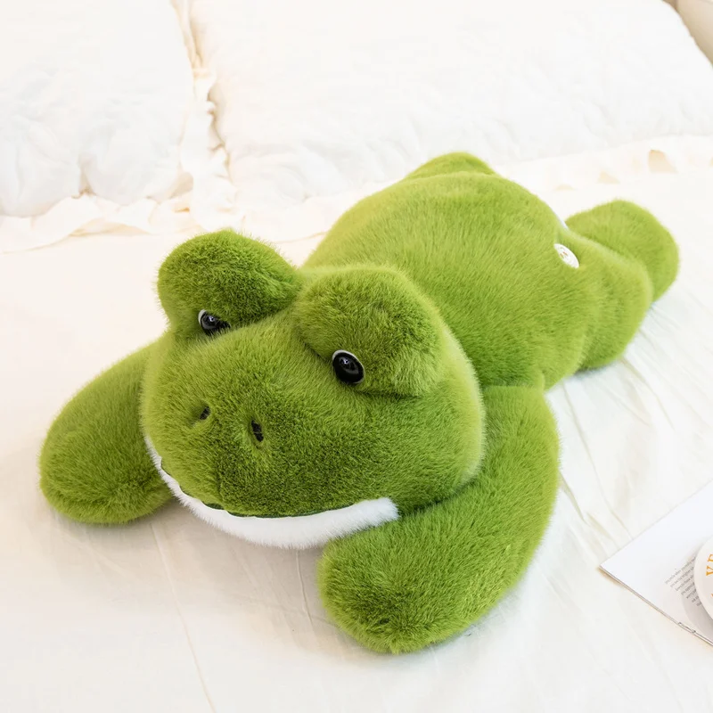 

30/45/65cm Kawaii High Quality Forest Animal Plush Pillow Soft Long Arms Cute Green Frog Plush Toy Home Decor Cushion