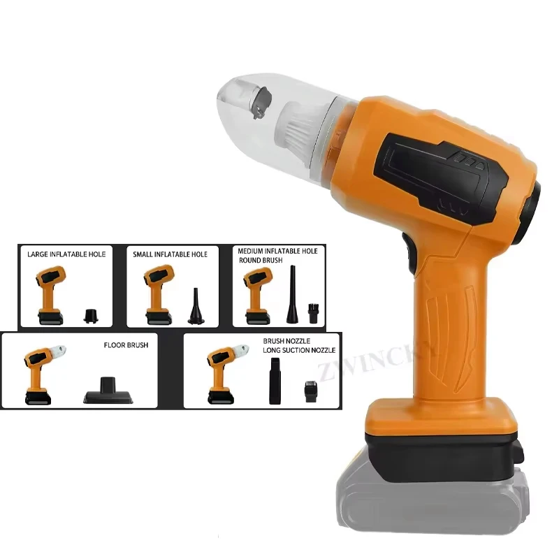 

Portable Rechargeable Handheld Vacuum Cleaner For Cars Multi-functional Dust Removal Device For DeWal，20V Li-ion Battery