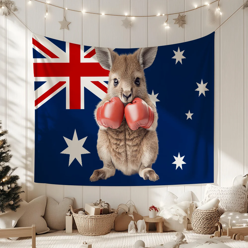 ธงออสเตรเลียรูปกวางจิงโจ้สำหรั - Outdoor Camping Australia บทวิจารณ์และราคา